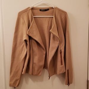 LAUREN Ralph Lauren tan jacket size L